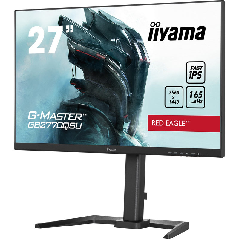 iiyama 27" G-Master GB2770QSU-B6 2560x1440 Fast IPS 180Hz 0.2ms FreeSync Widescreen Gaming Monitor