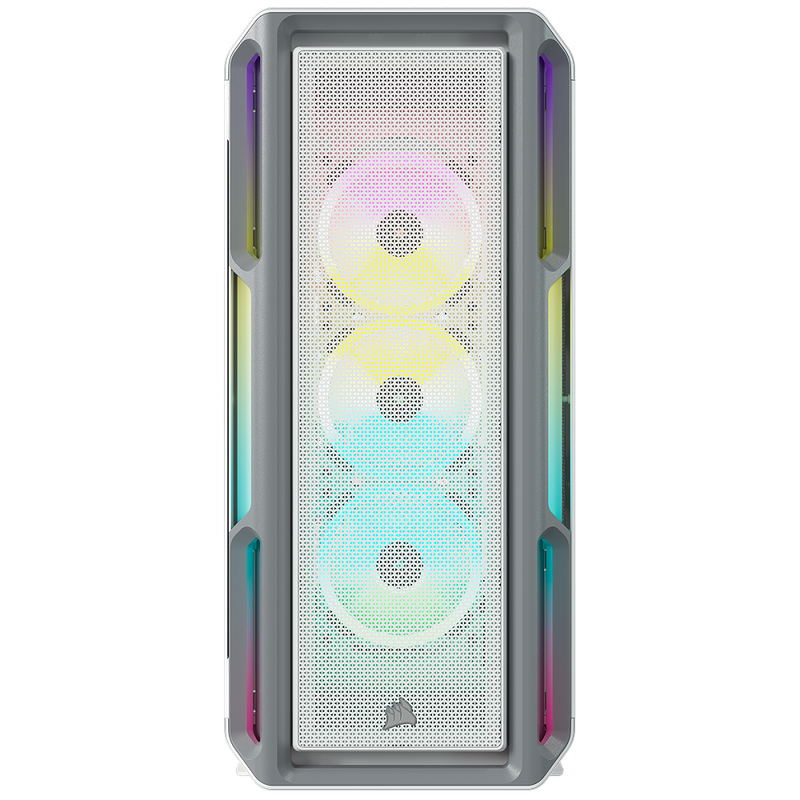 Corsair iCUE 5000T RGB Tempered Glass Mid-Tower Smart Case White (CC-9011231-WW)