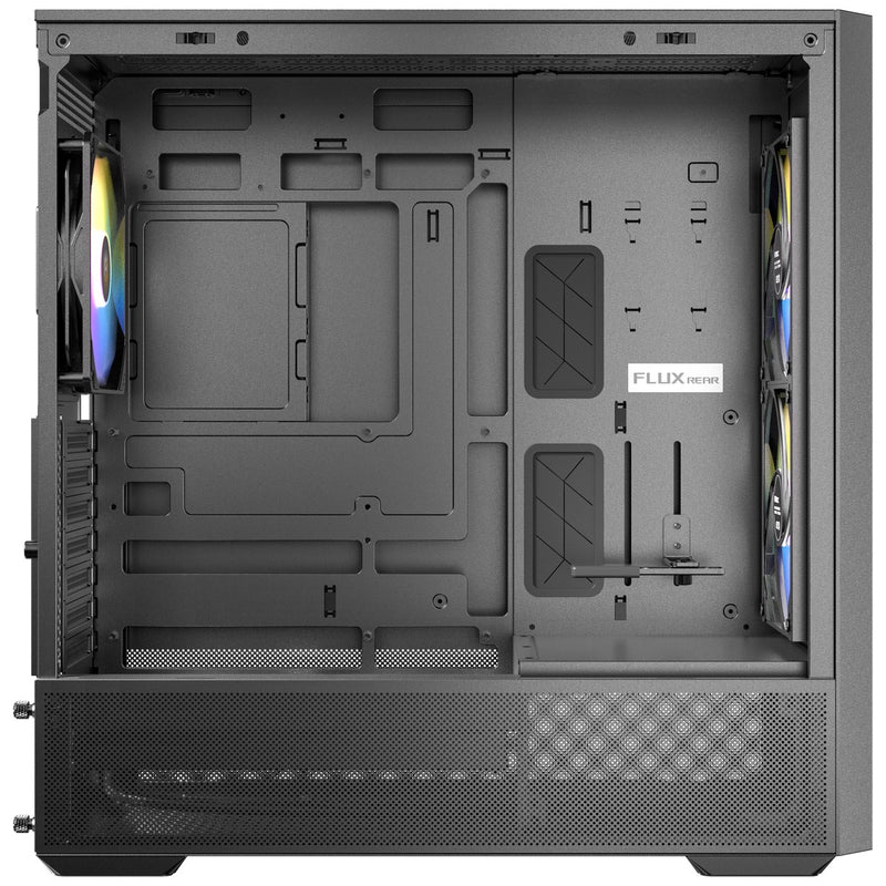 Antec Flux Rear High Airflow ATX Mid Tower Case - Black