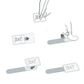 LTC Mini, Cable Management Ties with Labels (mixed)
