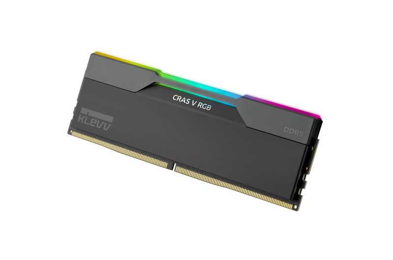 KLEVV CRAS V RGB 32GB (2x16GB) 6000MHz C28 DDR5 Dual Channel Kit - Black