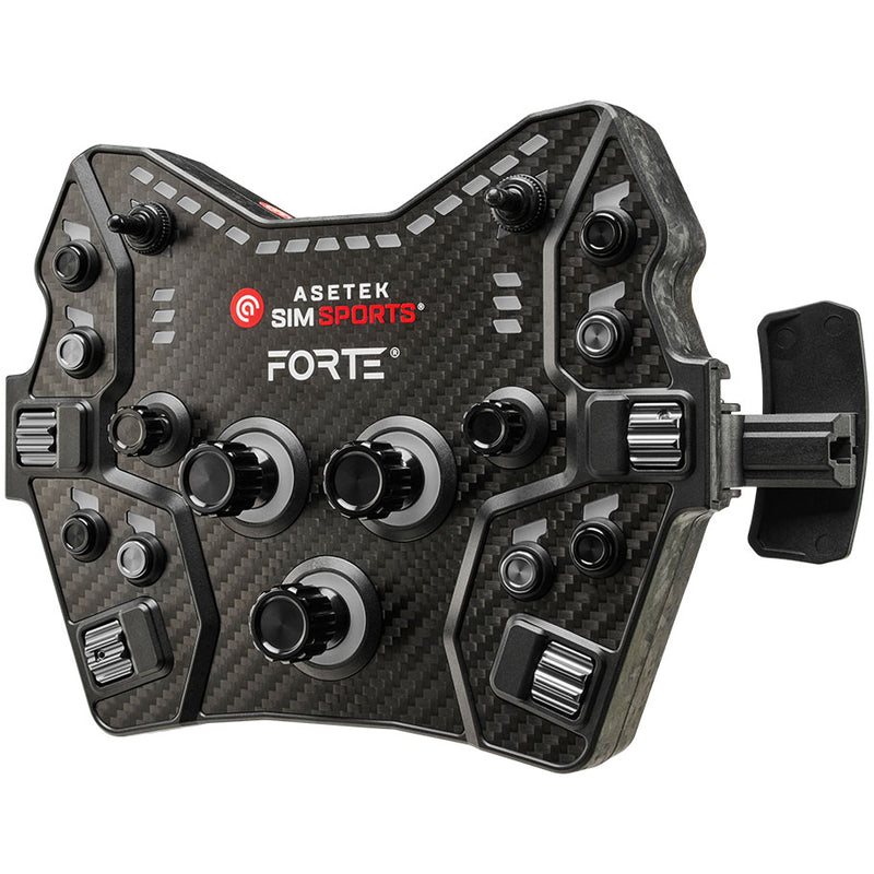 Asetek SimSports Forte GT Button Box V2 - Black orange