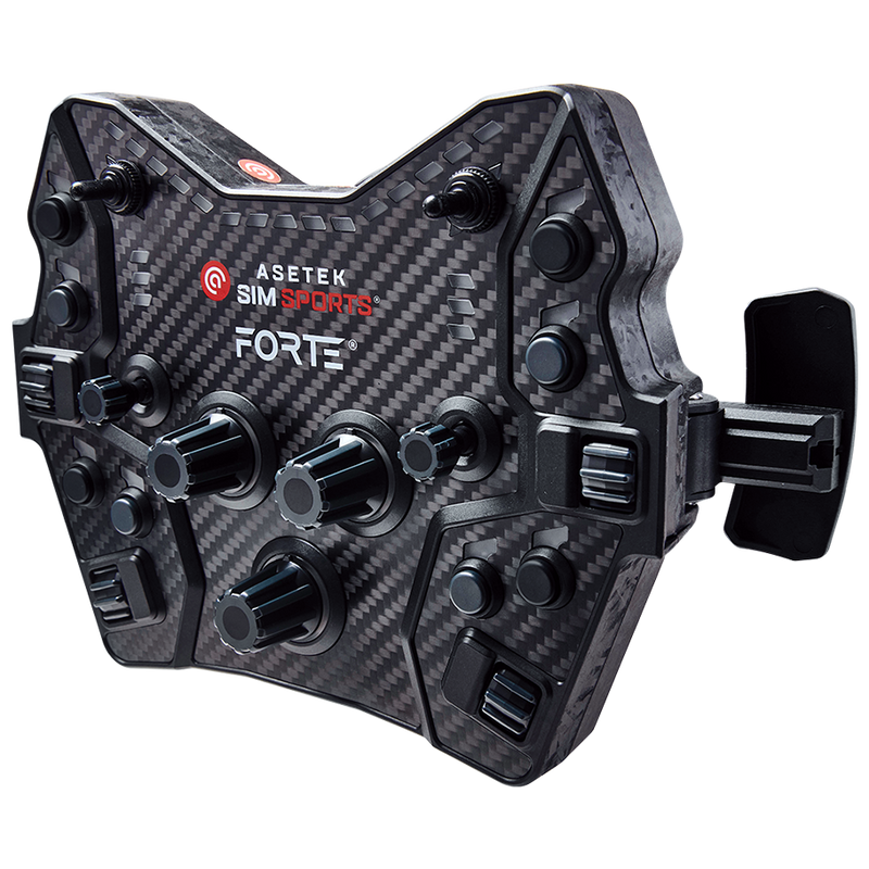 Asetek SimSports Forte GT Button Box - Black Edition
