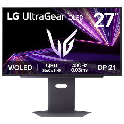 LG 27" Ultragear 27GX790A-B 2560x1440 WOLED 480Hz 0.03ms FreeSync Widescreen DP 2.1 Gaming Monitor