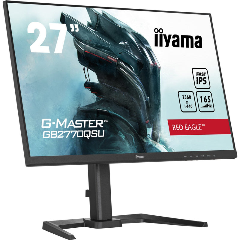 iiyama 27" G-Master GB2770QSU-B6 2560x1440 Fast IPS 180Hz 0.2ms FreeSync Widescreen Gaming Monitor