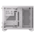 Corsair 2500D AIRFLOW Micro ATX Dual Chamber PC Case – White CC-9011264-WW