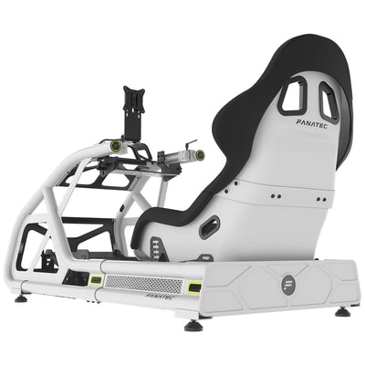 Fanatec Clubsport Racing Sim Cockpit with GT Cockpit Seat - White