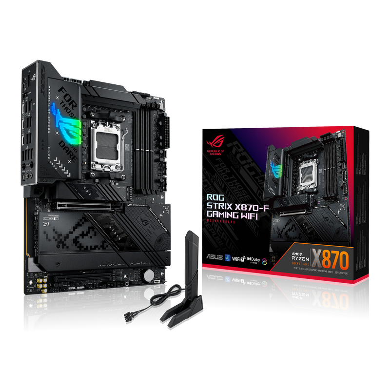 8Pack Approved - Asus Strix X870-F - Ryzen 7 9800X3D @ 5.3GHz Overclocked Bundle