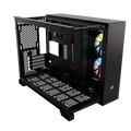 Corsair iCUE LINK 2500X RGB Micro ATX Dual Chamber PC Case - Black CC-9011267-WW