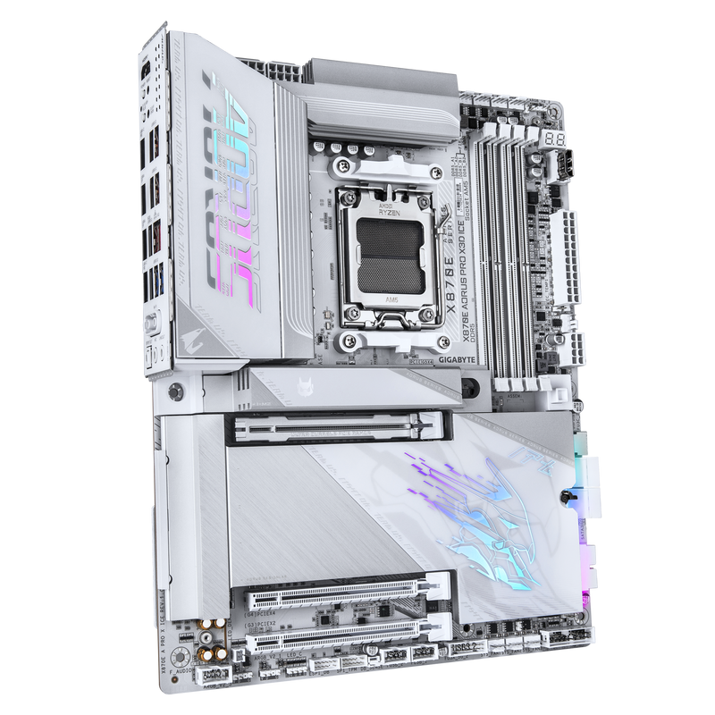 Gigabyte X870E AORUS PRO X3D ICE(Socket AM5) DDR5 ATX Motherboard