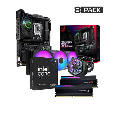 8Pack Elite - Asus ROG Z890 Strix - Intel Core Ultra 7 270K Plus @5.5GHz Overclocked Bundle