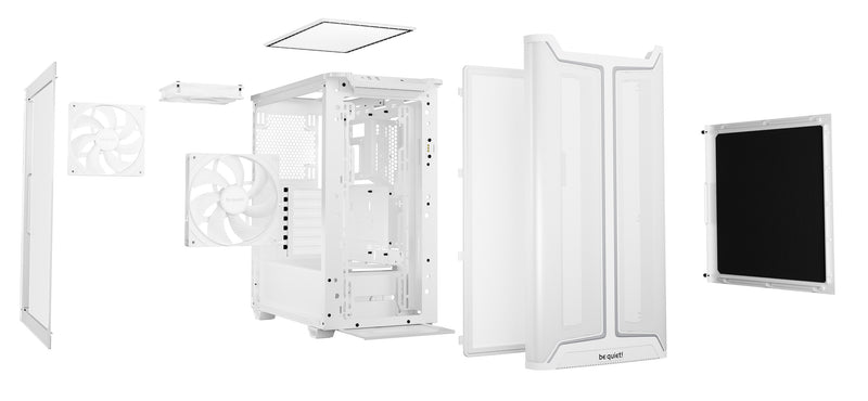 Be Quiet! Pure Base 501 DX Mid Tower Case - White