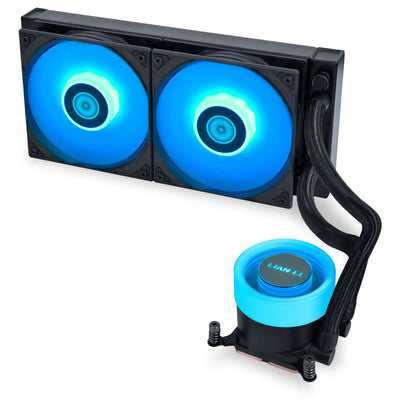 B Grade Lian Li Galahad II Lite AIO 240mm ARGB All In One CPU Cooler - Black