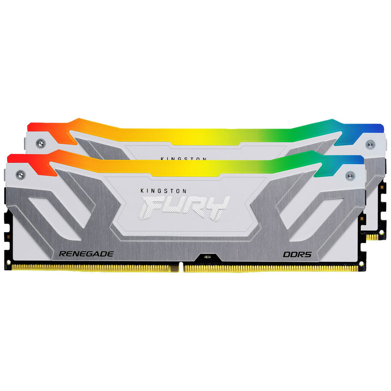 Kingston FURY Renegade RGB 48GB (2x24GB) DDR5 C40 8400MHz CUDIMM Dual Channel Kit - White