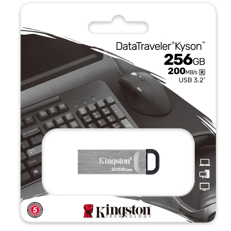 Kingston 256GB DataTraveler Kyson USB Type-A 3.2 Gen 1 Flash Drive (DTKN/256GB)