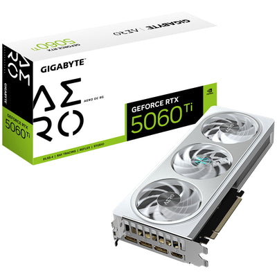 Gigabyte GeForce RTX 5060 Ti AERO OC 8GB PCI-Express Graphics Card