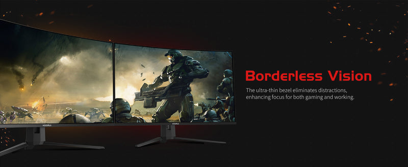 KOORUI G3221SC 32" 2560x1440 VA 170Hz 1ms A-Sync Curved Widescreen Gaming Monitor