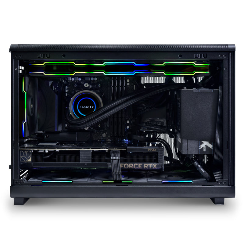 Lian Li A3-mATX Tempered Glass Micro-ATX Case (Black)