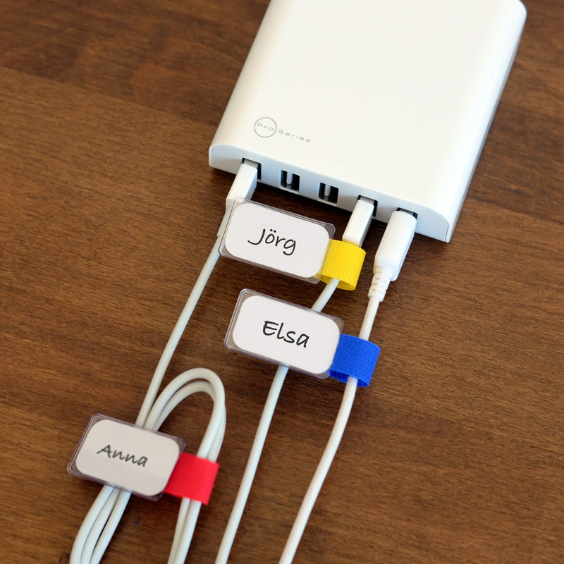 LTC Mini, Cable Management Ties with Labels (mixed)