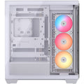 CORSAIR 3500X RS-R ARGB Tempered Glass Mid-Tower PC Case, White