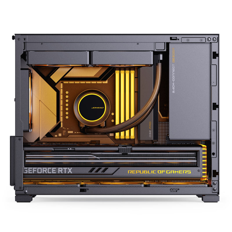 Jonsbo D32 PRO Tempered Glass mATX, Mini Case - Black