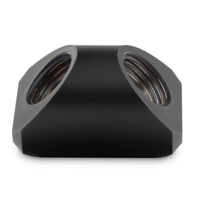 EK Water Blocks EK-Quantum Torque Static Female to Female 90° Fitting - Black