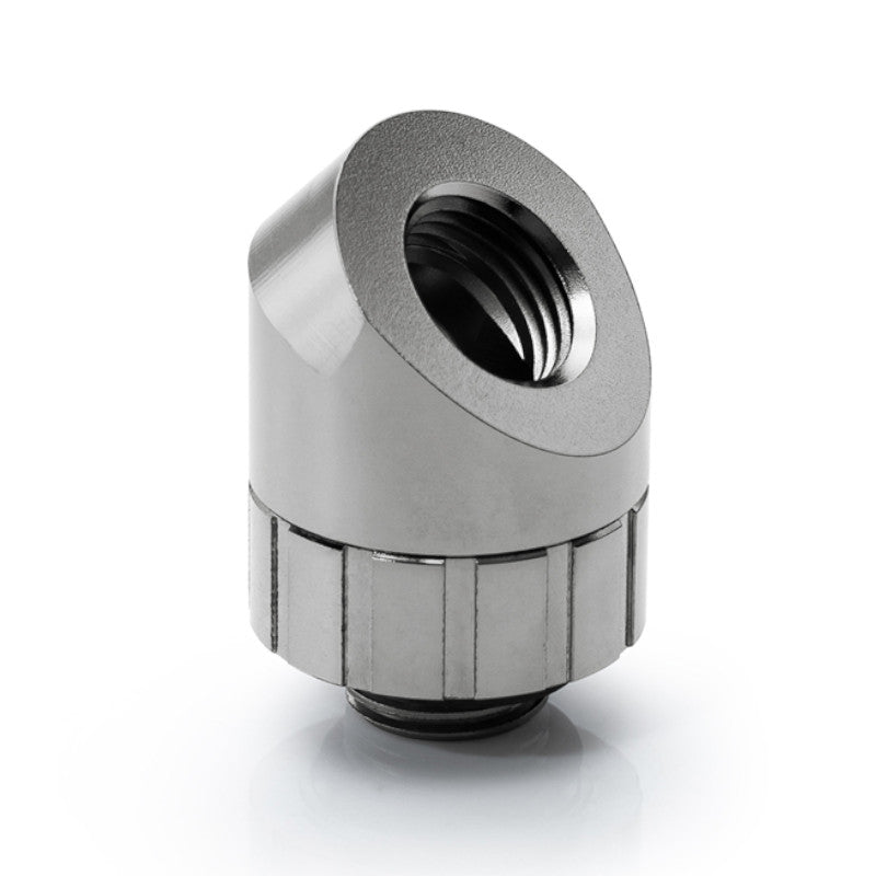 Bitspower Artemis Rotary 45-Degree Extender - Platinum Grey