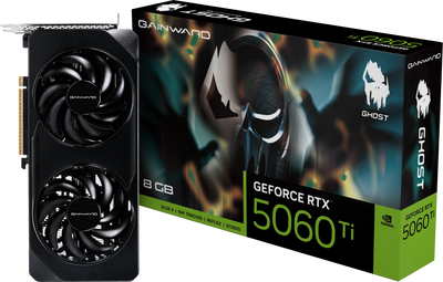 Gainward GeForce RTX 5060 Ti Ghost 8GB GDDR7 PCI-Express Graphics Card