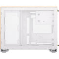 Corsair 2500X Micro ATX Dual Chamber PC Case, White/Bamboo (CC-9011288-WW)