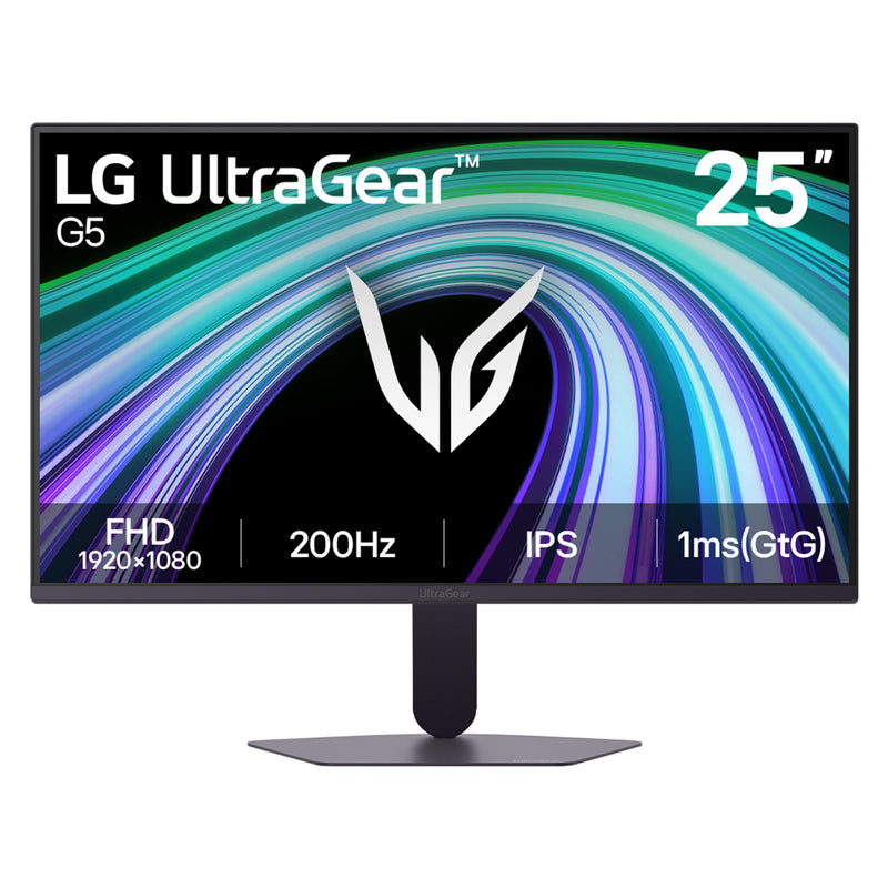 LG UltraGear G5 25G523B-B 25" FHD 200Hz IPS FreeSync/G-Sync Widescreen Gaming Monitor