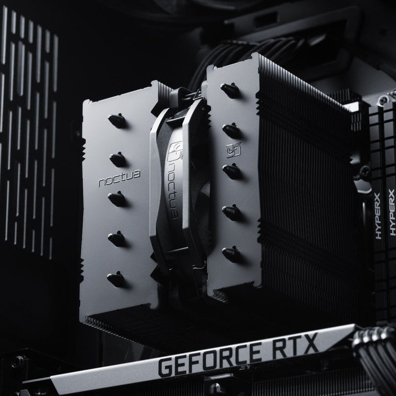 B Grade Noctua NH-D12L Chromax Black Dual Tower CPU Cooler