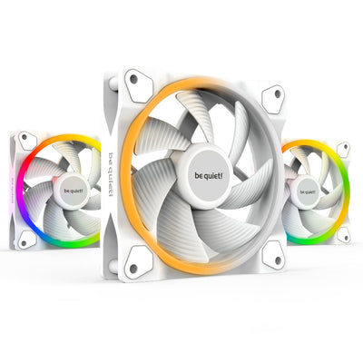 be quiet! Light Wings ARGB 120mm PWM Fan White - Triple Pack