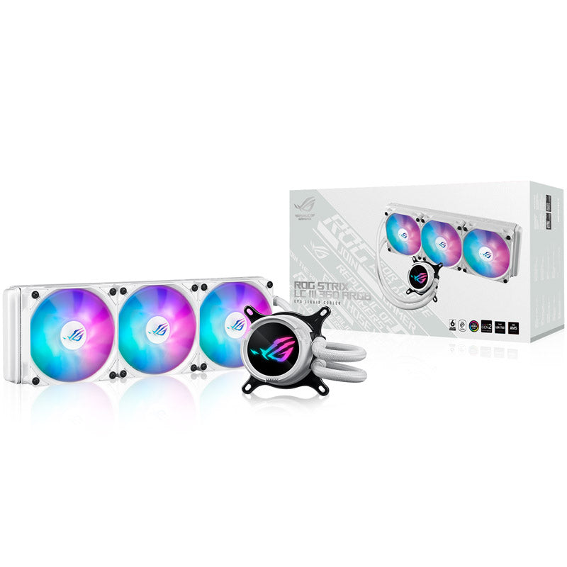 ASUS ROG Strix LC III 360 ARGB White Performance All In One CPU Cooler - 360mm