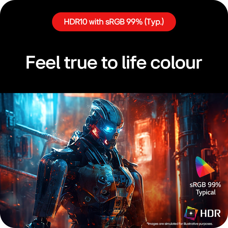 LG 27" 27GS60QC-B 2560x1440 VA 180Hz 1ms A-Sync HDR10 Curved Widescreen Gaming Monitor