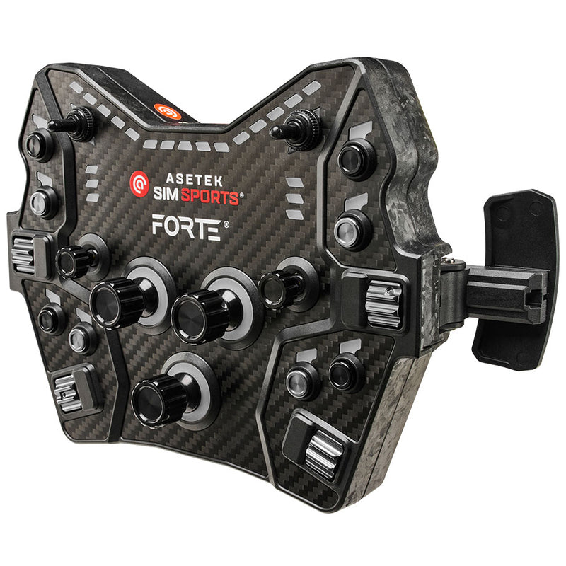 Asetek SimSports Forte GT Button Box V2 - Black orange