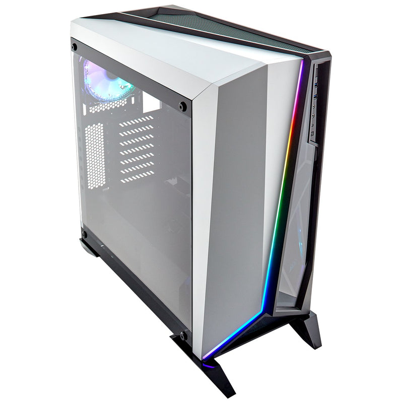 B Grade Corsair Carbide SPEC-OMEGA RGB Mid-Tower Case - White (CC-9011141-WW)