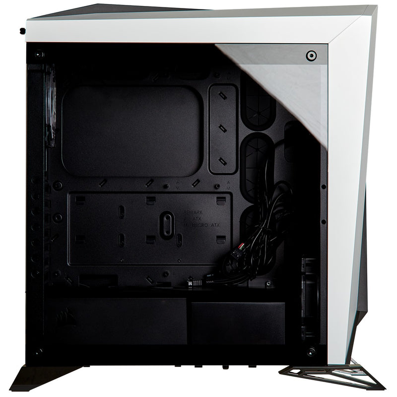 B Grade Corsair Carbide SPEC-OMEGA RGB Mid-Tower Case - White (CC-9011141-WW)