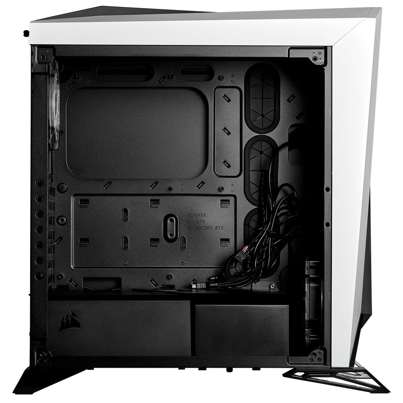 B Grade Corsair Carbide SPEC-OMEGA RGB Mid-Tower Case - White (CC-9011141-WW)
