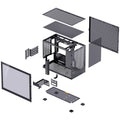 Jonsbo D32 PRO Tempered Glass mATX, Mini Case - Black