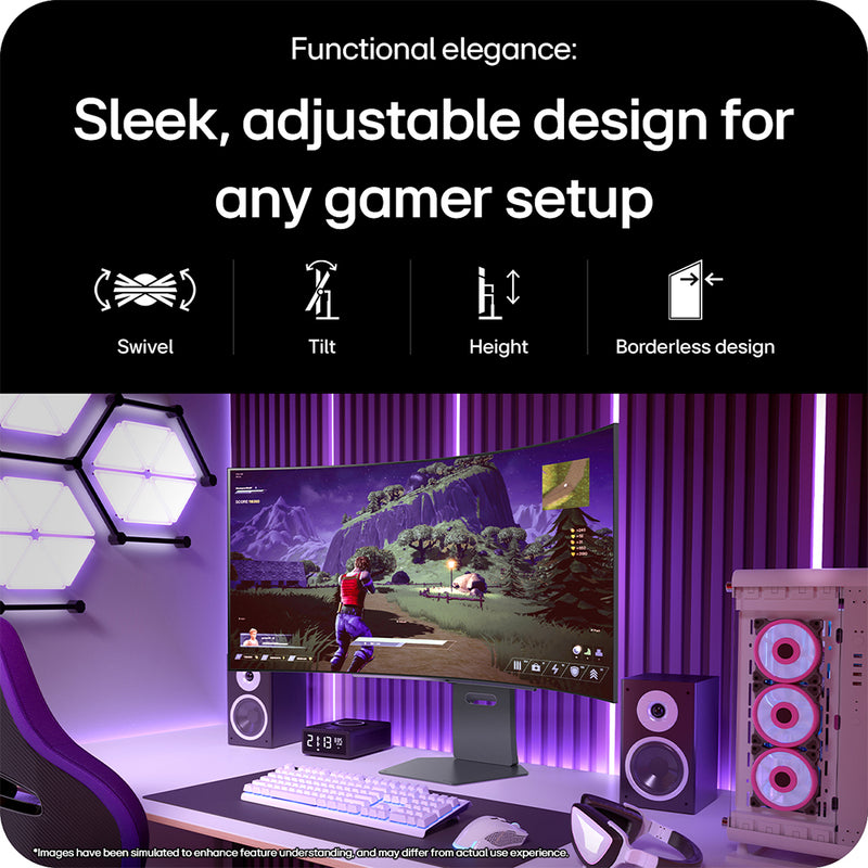 LG UltraGear 45GX900A-B 45" 3440x1440 WOLED 240Hz FreeSync/G-SYNC Curved Ultrawide Gaming Monitor