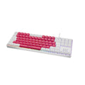 GAMIAC TKL90G 75% USB RGB Mechanical Gaming Keyboard Kailh Red - White/Red (UK)