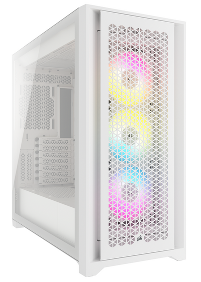 B Grade Corsair iCUE 5000D RGB AIRFLOW Mid-Tower Case - White (CC-9011243-WW)