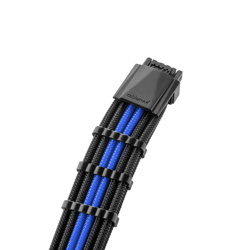 CableMod RT-Series Pro ModMesh Sleeved 12VHPWR Dual Cable Kit for ASUS / Seasonic / Phanteks (Black / Blue)