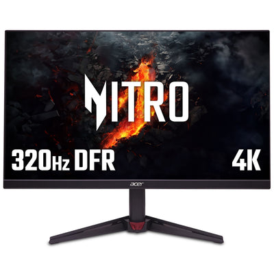 Acer Nitro VG270K V4 27” 4K UHD 3840x2160 DFR 160Hz/320Hz IPS FreeSync/G-SYNC Widescreen Gaming Monitor