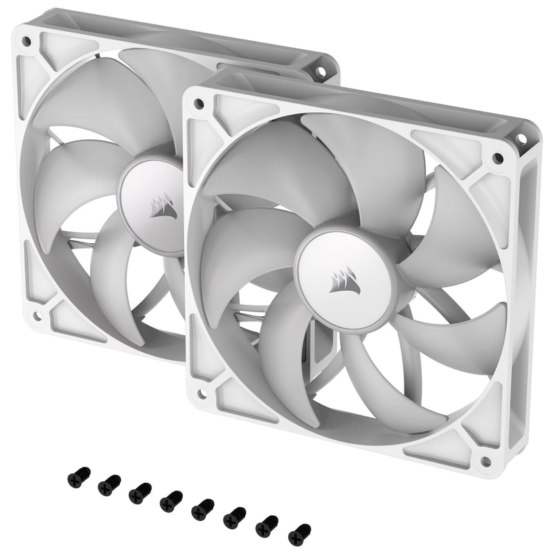 CORSAIR RS140 ARGB 140mm PWM White Dual Fan Pack