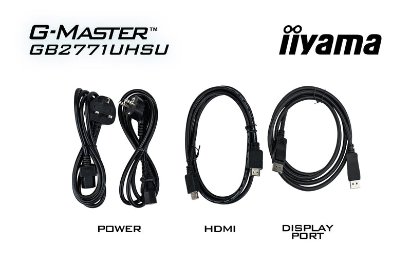 iiyama G-Master GB2771UHSU-B1 27" 4K 3840x2160 1920x1080 IPS Dual Mode 288Hz 144Hz G-Sync HDMI 2.1 Widescreen Gaming Monitor