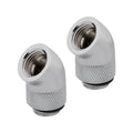 Corsair Hydro X Series 45° Rotary Adapter Dual Pack - Chrome (CX-9055001-WW)