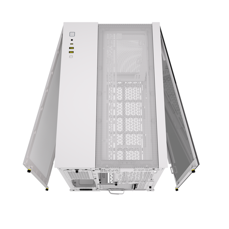 Corsair 2500D AIRFLOW Micro ATX Dual Chamber PC Case – White CC-9011264-WW
