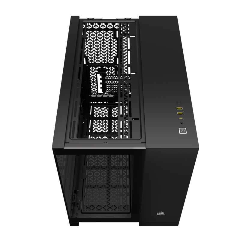 Corsair iCUE LINK 2500X RGB Micro ATX Dual Chamber PC Case - Black CC-9011267-WW