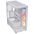 CORSAIR 3500X RS-R ARGB Tempered Glass Mid-Tower PC Case, White